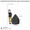 Magma Heimtex vrece na bôby EASY Beanbag L, žltá Náhľad obrázku produktu 3