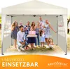 Kronenburg Faltpavillon 3x3m - Wasserfest, UV-Schutz 50+, 4 Produktbild-Vorschau 7
