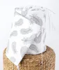 Feder WEIß 100% Baumwolle 210 x 30 cm BETTUMRANDUNG Produktbild-Vorschau 1
