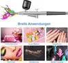 Airbrush sada, stříkací pistole s kompresorem Akumulátorová Náhled obrázku produktu 8