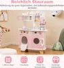 Cucina per bambini COSTWAY con accessori, cucina per Anteprima dell’immagine prodotto 4