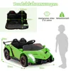 COSTWAY Auto elettrica Lamborghini, veicolo per bambini con Anteprima dell’immagine prodotto 2