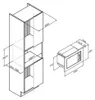 Candy Wave 600 CA20FMW7NG, Inbouwmodel, losstaande Productafbeelding-voorbeeld 8