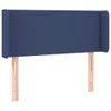 The Living Store LED Kopfteil Blau 103x16x78/88 cm Stoff Produktbild-Vorschau 3