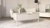 Selsey Vena – Couchtisch mit Schublade - kaschmir - 100x50 Produktbild-Vorschau 3