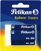 Pelikan Kunststoff-Radierer AL 20 Blisterkarte 3 Stück Produktbild-Vorschau 1