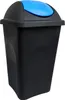 koš odp.výklop.MULTIPAT 60l čtverc.ČER/MO víko PH Náhled obrázku produktu 1