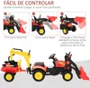 Kinder Trettraktor - Tretfahrzeug - Mit Anhänger und Produktbild-Vorschau 9