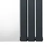 Grzejnik z lustrem - 1800 mm x 425 mm - antracytowy szary Podgląd zdjęcia produktu 7