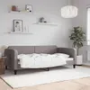 vidaXL Tagesbett Taupe 100x200 cm Stoff Produktbild-Vorschau 2