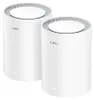 Cudy M3000 2-Pack, Černá, Červená, Vnitřní, Síťový systém, Náhled obrázku produktu 3