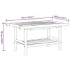 vidaXL Table basse 70x40x35 cm bambou Voir les images du produit 7