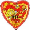 Balon foliowy Pszczółka Maja, serce, 46 cm Grabo Podgląd zdjęcia produktu 1