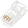 goobay platte RJ45-connector, Western-type, 8-polig Productafbeelding-voorbeeld 3