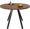 MODFU Tavolo da pranzo, tavolo rotondo 80×80×75 cm, tavolo Anteprima dell’immagine prodotto 11