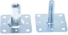 Aqbau® Pfostenträger Stützenfuss 110x110mm höhenverstellbar Produktbild-Vorschau 5