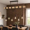 MasterLED Pendelleuchte Nido 6-flammig Holz Schwarz – E27 Produktbild-Vorschau 4