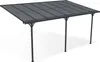 Terrassenüberdachung Carport KLEO 500L300 Aluminium Grau Produktbild-Vorschau 3