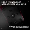 PRO 2 LIGHTSPEED Kabellose Gaming-Maus pink, HERO 2 Sensor, Produktbild-Vorschau 12