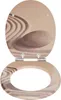 A toilet seat and lid with a zen garden design. Produktbild-Vorschau