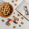 Creative Home Nussknacker Holz | Fliegenpilz-Form | 10 x 6 Produktbild-Vorschau 5
