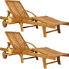 Casaria® Sonnenliege 2er Set Klappbar Wetterfest 2 Personen Produktbild-Vorschau 1