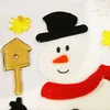 Stickers en gel Noël pour fenêtres - Bonhomme de neige Voir les images du produit 2