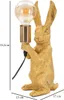 Mauro Ferretti lampe de table lapin E27 13x17x35.5 cm or Anteprima dell’immagine prodotto 6
