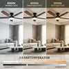 Stropný ventilátor s priemerom 106 cm s osvetlením a Náhľad obrázku produktu 3