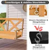 GOPLUS Hängebank, Gartenschaukel aus Massivholz bis 240kg Produktbild-Vorschau 6