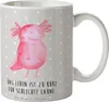 Mr. & Mrs. Panda Keramiktasse Axolotl Glücklich - Grau Produktbild-Vorschau 1