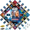 A Star Wars themed Monopoly board game laid out flat, with cards and game pieces scattered around it. Produktbild-Vorschau