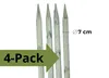 TIMBERMIK Ø7cm 4 ks Dřevěné Palisády se Špičkou Délka 80 cm Náhled obrázku produktu 2