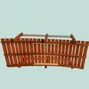 Pont de jardin Relaxdays, avec balustrade, en bois de Voir les images du produit 8