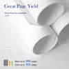 Rolled up white paper with marketing text. Produktbild-Vorschau
