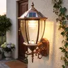 Solar Außenwandleuchte im Vintage Design – LED Produktbild-Vorschau 1
