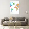 Bilder auf glas - Einteilig - Karte Worte Welt Geographie - Produktbild-Vorschau 7