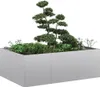 vidaXL Fioriera 120x80x40 cm Acciaio zincato Anteprima dell’immagine prodotto 2