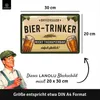 LANOLU Retro Blechschild BIER lustiges Sprüche Produktbild-Vorschau 8