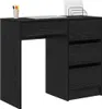 vidaXL Psací stůl vzhled černý dub 90 x 37,5 x 75 cm Náhled obrázku produktu 2