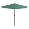 vidaXL Ombrellone da balcone con palo in alluminio verde Anteprima dell’immagine prodotto 10