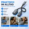 USB-C auf 3,5 mm Klinke Adapter 2-in-1 – AUX Audio & USB-C Produktbild-Vorschau 6