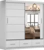 2er-Set Schwebetürenschrank Schrank Kleiderschrank FLORENCE Produktbild-Vorschau 3
