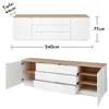 Lowboard >Core< in weiß supermatt Nachbildung, MDF, Produktbild-Vorschau 4