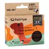 Set di 3 elastici per capelli FAIRHAIR per trecce marroni Anteprima dell’immagine prodotto 8