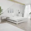 Postel IKAROS DOUBLE 120x200, bílá, lať. rošt, bez matrace Náhled obrázku produktu 7