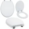 Grafner® WC Sitz aus MDF weiss Toilettendeckel Produktbild-Vorschau 1