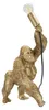 Mauro Ferretti Gorilla stolní lampa E14 22,5x16x40 cm zlatá Náhled obrázku produktu 1