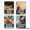 Skalpell +5 Ersatzklingen Bastelmesser Set Hobbymesser Produktbild-Vorschau 5