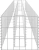vidaXL Gabbione letto rialzato Acciaio zincato 360×30×30 cm Anteprima dell’immagine prodotto 5
